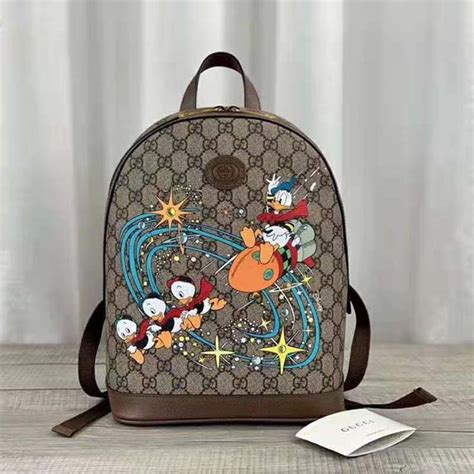 gucci disney backpack|gucci donald duck backpack.